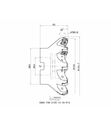 S865 FSN D125-10-40-R13