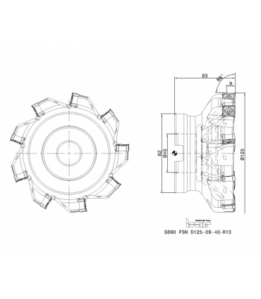 S890 FSN D125-09-40-R13