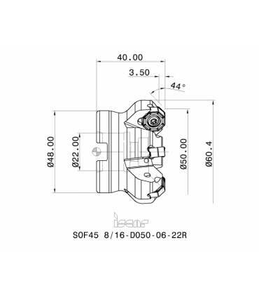 SOF45 8/16-D050-06-22R
