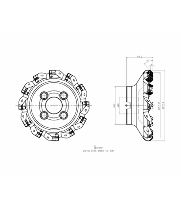 SOF45 8/16-D160-12-40R