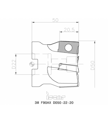 3M F90AX D050-22-20
