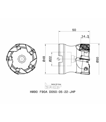 HM90 F90A D050-5-22-JHP