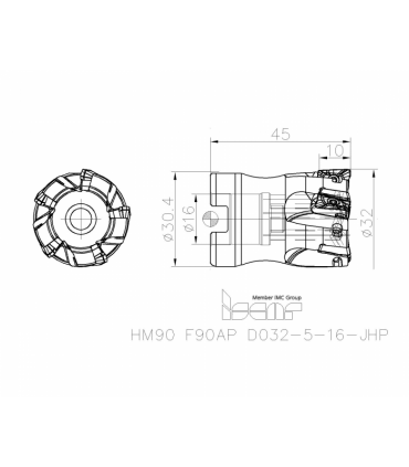 HM90 F90AP D032-5-16-JHP
