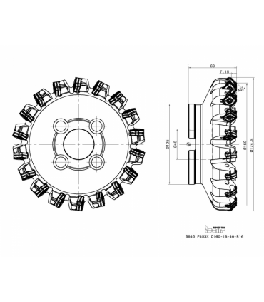 S845 F45SX D160-18-40-R16