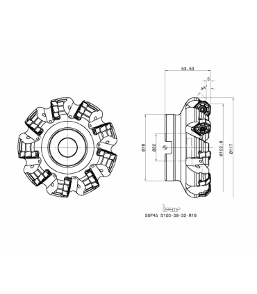 SOF45 D100-09-32-R18