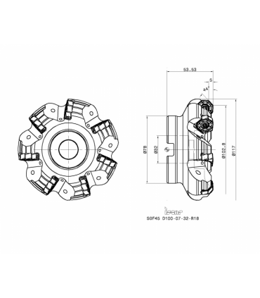 SOF45 D100-07-32-R18