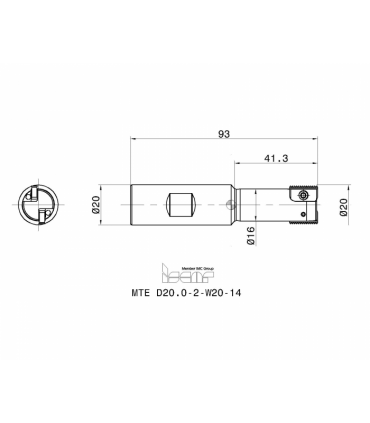 MTE D20.0-2-W20-14