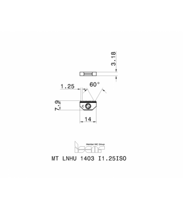 MT LNHU 1403 I1.25ISO 908