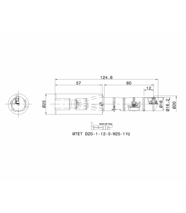 MTET D20-1-12-5-W25-11U