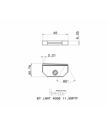 MT LNHT 4006 11.5NPTF 908