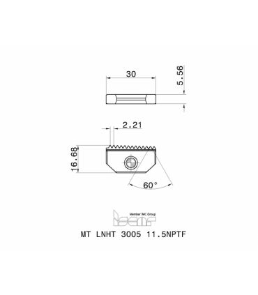 MT LNHT 3005 11.5NPTF 908