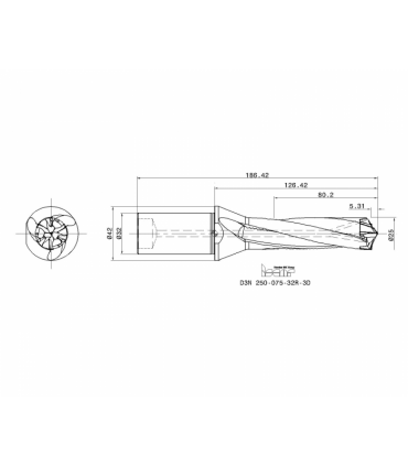D3N 250-075-32R-3D