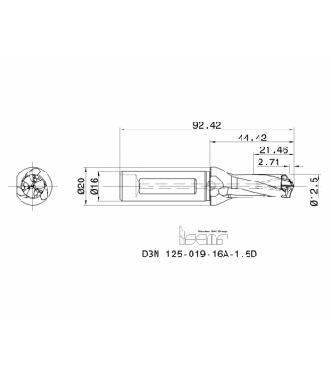 D3N 125-019-16A-1.5D