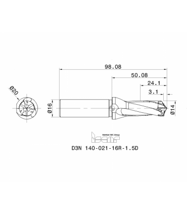 D3N 140-021-16R-1.5D