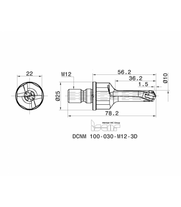 DCNM 100-030-M12-3D