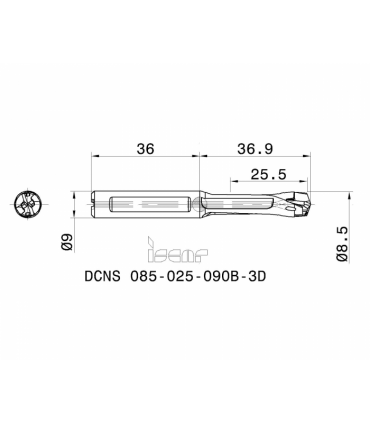 DCNS 085-025-090B-3D