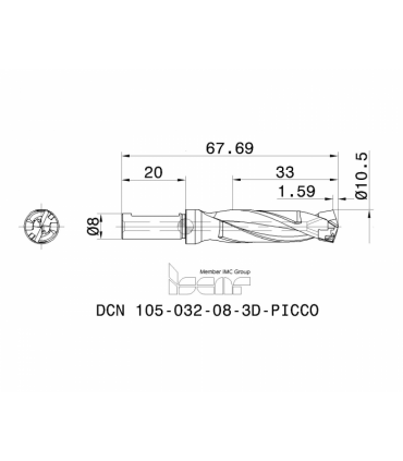 DCN 105-032-08-3D-PICCO