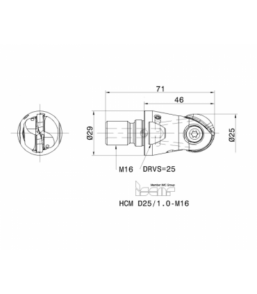 HCM D25/1.0-M16