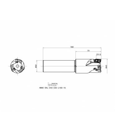 HM90 EAL-D40-C32-L160-15