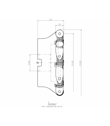 FRW D140A160-08-40-20