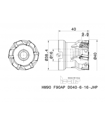 HM90 F90AP D040-6-16-JHP