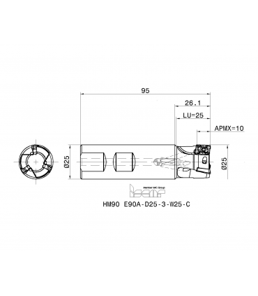 HM90 E90A-D25-3-W25-C