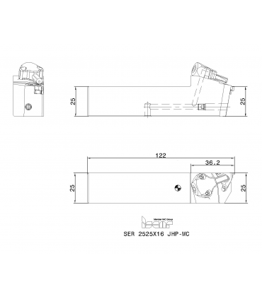 SER 2525X16 JHP-MC