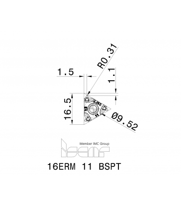 16ERM 11 BSPT      IC908