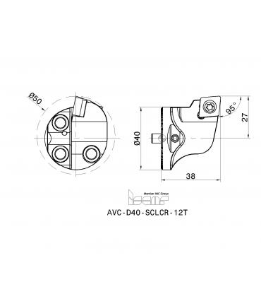 AVC-D40-SCLCR-12T