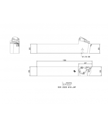 SER 2525 M16-JHP