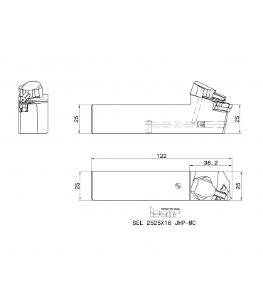 SEL 2525X16 JHP-MC