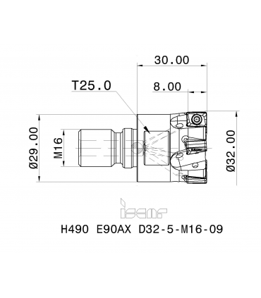H490 E90AX D32-5-M16-09