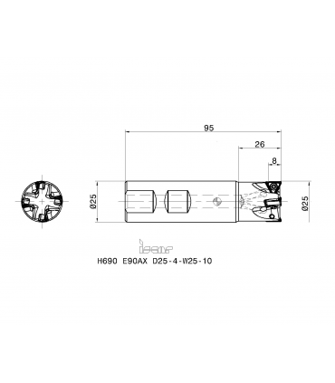 H690 E90AX D25-4-W25-10
