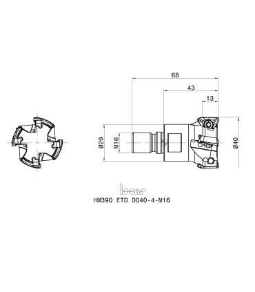 HM390 ETD D040-4-M16