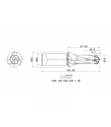 D3N 190-029-25R-1.5D
