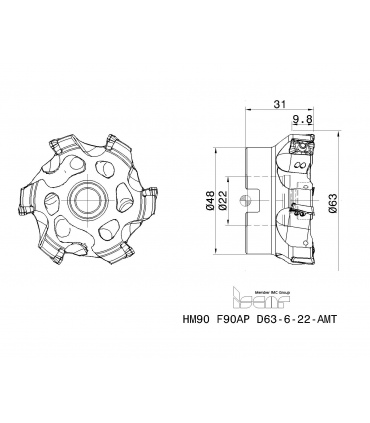 HM90 F90AP D63-6-22-AMT