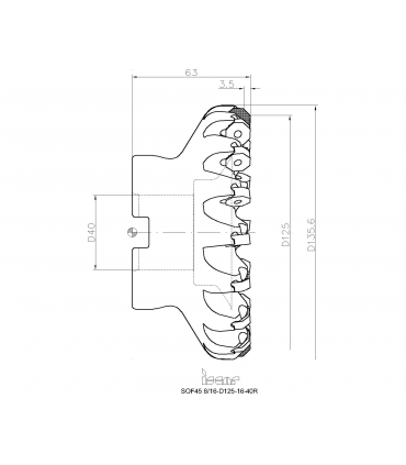 SOF45 8/16-D125-16-40R