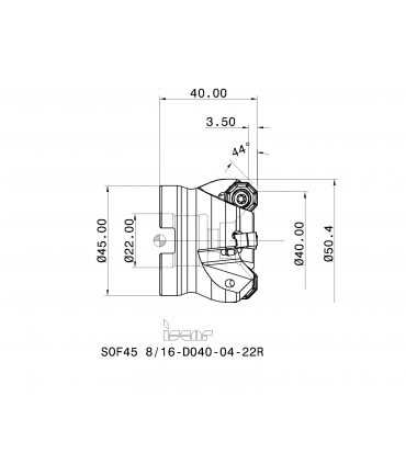 SOF45 8/16-D040-04-22R
