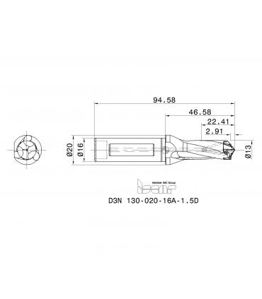 D3N 130-020-16A-1.5D