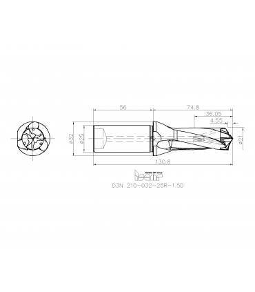 D3N 210-032-25R-1.5D
