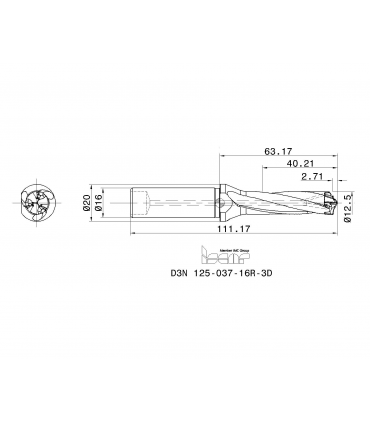 D3N 125-037-16R-3D