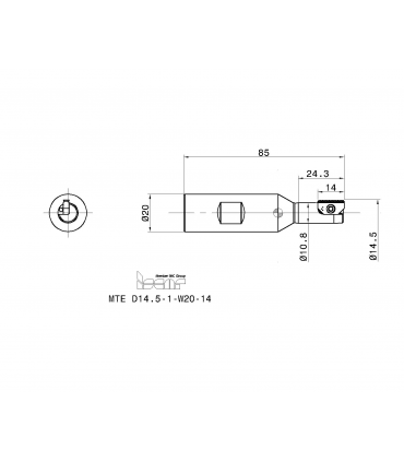 MTE D14.5-1-W20-14