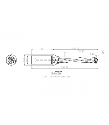 D3N 150-075-20R-5D