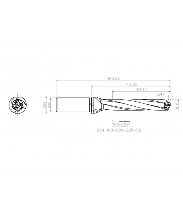 D3N 160-080-20R-5D