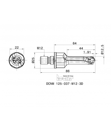 DCNM 125-037-M12-3D