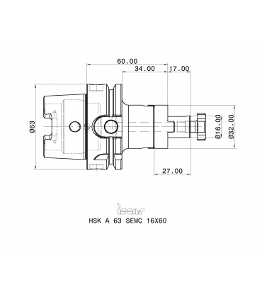 HSK A63 SEMC16X60