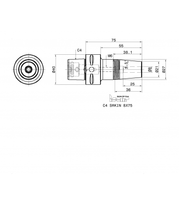 C4 SRKIN 8X75