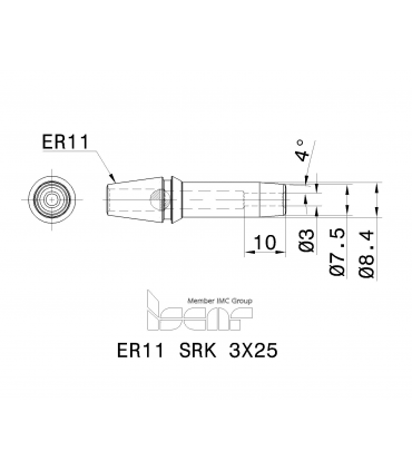 ER11 SRK 3X25