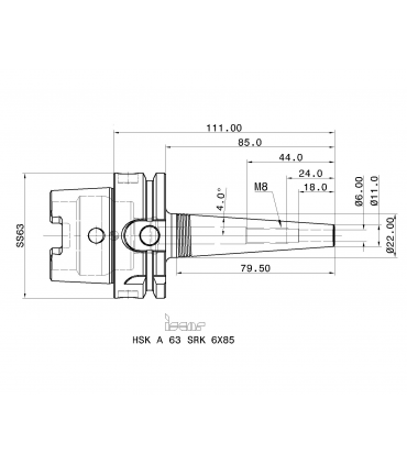 HSK A63 SRK 6X85