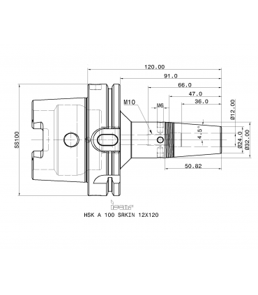 HSK A100 SRKIN12X120